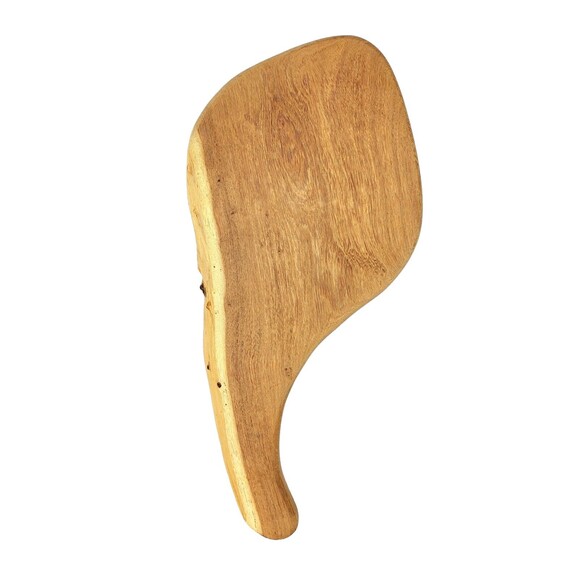 Vintage Primitive Live Edge Wood Hand Carved Rustic Meat Bread Cutting Board 17" - Picture 1 of 12